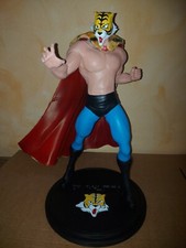 UOMO TIGRE TIGER MASK MAN ACTION FIGURE STATUA LAVORATA A MANO PEZZO UNICO 42CM