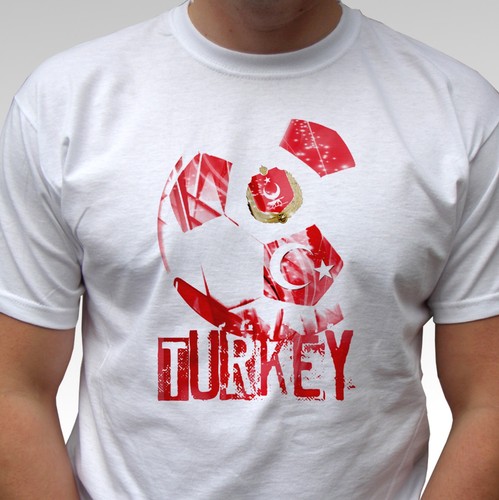Shirt turchia calcio - t,