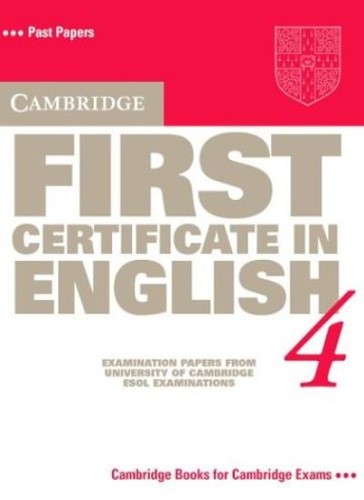 Cambridge first certificate - certificate, in