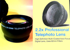 2.2X TELEPHOTO LENS to