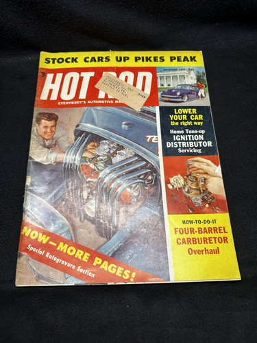 Vtg hot rod - rod, magazine