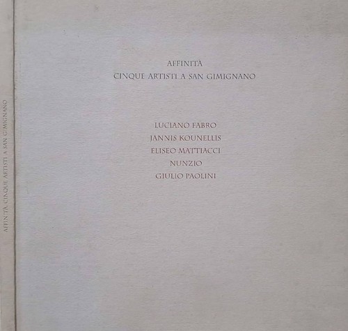 Affinità cinque artisti - affinità.,