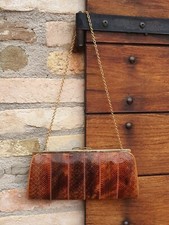 Pochette vintage in pelle di