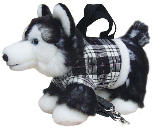 Siberian husky borsa peluche - siberian,