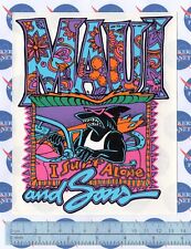 ADESIVO STICKER VINTAGE AUFKLEBER AUTOCOLLANT WINDSURF MAUI AND SONS ORIGINAL