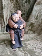 Set Figure di Monaci in porcellana biscuit, Turingia (bisque - bisquit) 1900