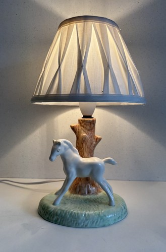 Vintage lamp horse - /, foal