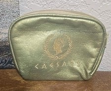 Borsa trucco oro pelle oro