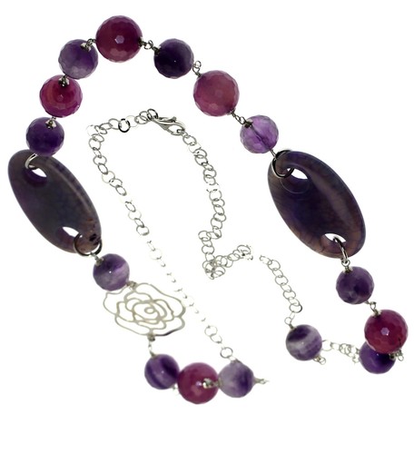 Lunga collana argento 925 - collana,