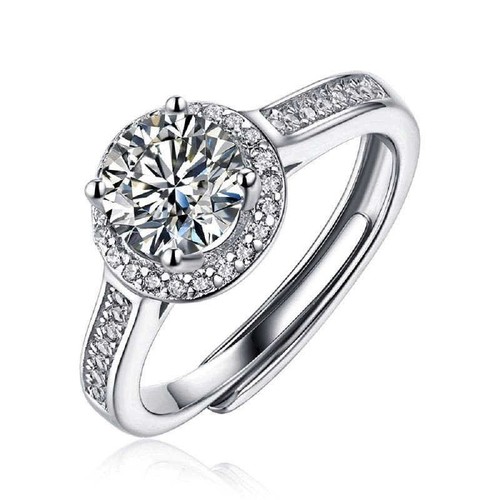 Anello solitario argento - anello,