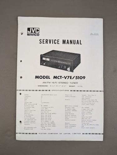 Jvc nivico modello - jvc,