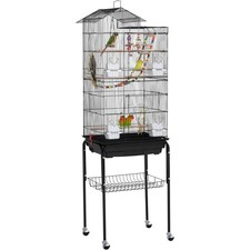 Yaheetech Gabbia Voliera per Uccelli Pappagalli Calopsite Inseparabili con
