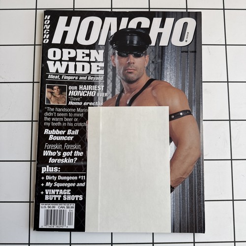 Honcho magazine april 1999 - magazine,
