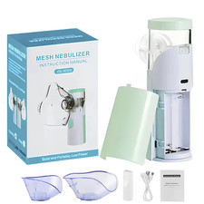 AEROSOL PORTATILE INALATORE NEBULIZZATORE RICARICABILE USB/ BATTERIE SILENZIOSO