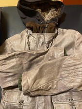 GIUBBOTTO IN PELLE MARRONE COMPAGNIA TAGLIA 50 usato