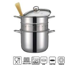 Pentola pastaiola pasta cuociscola bollipasta cesto forato acciaio inox 26 cm