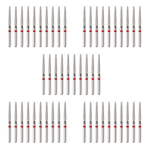 50pcs frese dentali diamantate - 50pcs,