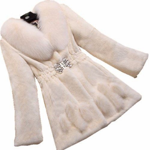 Donna pelliccia finta midi - donna,