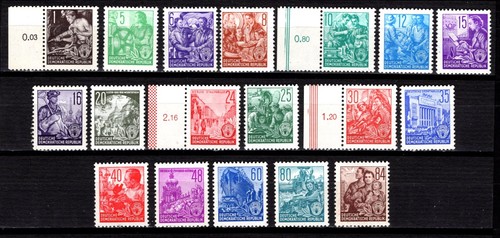 Rdt 1953 michel 362 379 - 1953,