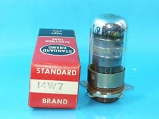 STANDARD BRAND 14W7 GT  TUBE