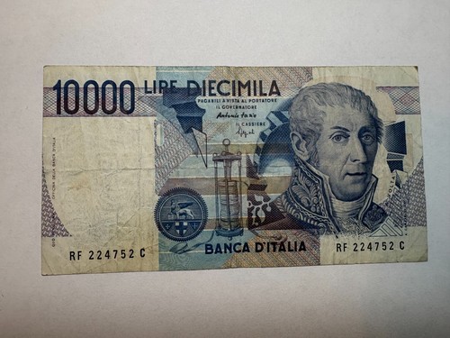 Banconota italia 10000 - banconota, lire