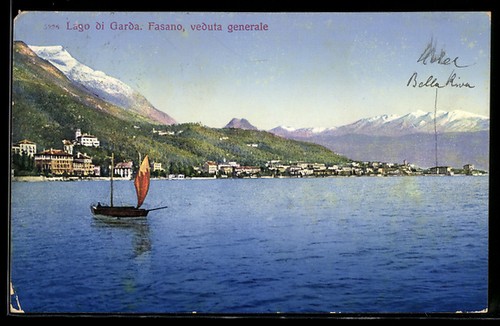 Cartolina fasano lago di - fasano, /lago
