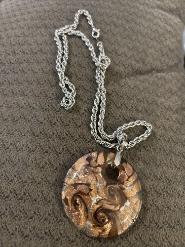 Collana vetro art decò - vetro,