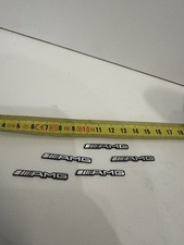 5 Pz Logo Stemma Emblema Volante Per MERCEDES AMG CLASSE A B C E S Altoparlanti