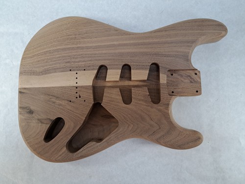 Corpo chitarra walnut sss - corpo,