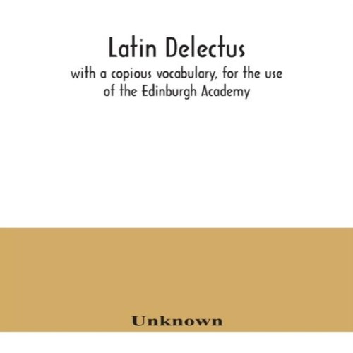 Latin delectus with - , a