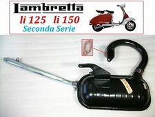 MARMITTA SCARICO COMPLETO PER LAMBRETTA LI 125-150 II SERIE
