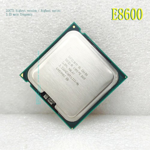 Intel core e8600 cpu - core, 2