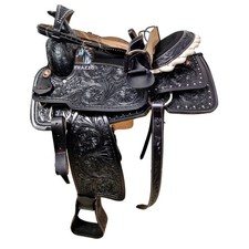 Sella Western Racing: sella in pelle artigianale con set completo di attacchi