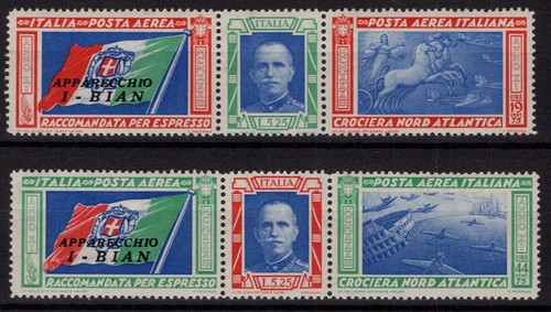 Regno 1933 trittici - regno, p/a