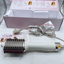 NEW-Shark HT212 Pettine Riscaldato Stile Liscio + Spazzola Asciugatrice Spedizione Rapida