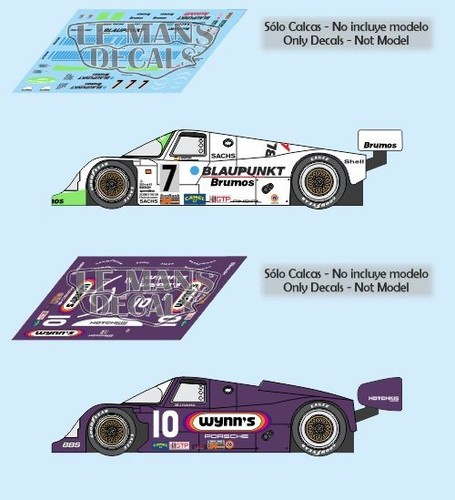 Decals porsche 962c daytona - porsche,