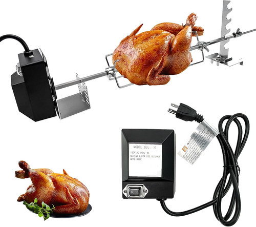 Kit griglia girarrosto bbq - kit,