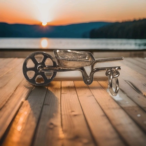 Wheelbarrow vintage 925 - vintage, .925