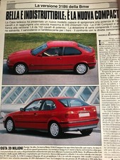 BMW 318ti COMPACT, 232ti e 525 TDS  ARTICOLI CLIPPINGS 7 PAGINE