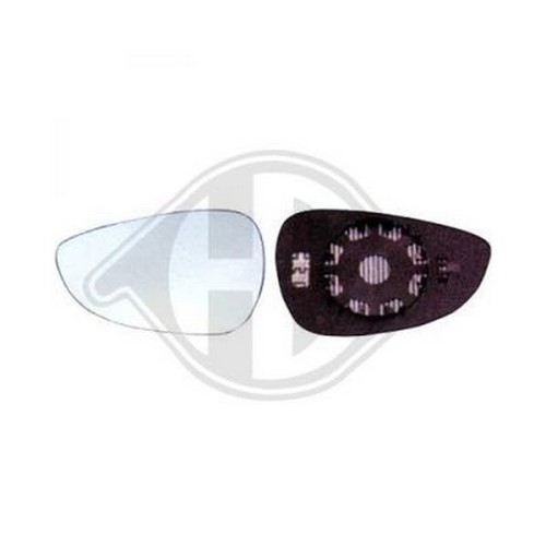Vetro specchietto per ford - dx,