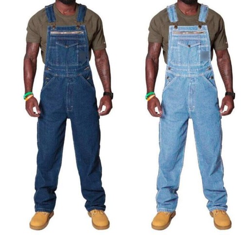 Salopette jeans bavaglino - , uomo