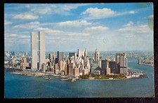 Cartolina NEW YORK ( Torri Gemelle ) viaggiata nell’ ANNO DI INAUGURAZIONE 1973
