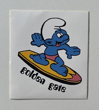 Adesivo vecchio Puffi Vintage