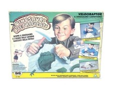 1993# VINTAGE TOYMAX JURASSIC PARK VELOCIRAPTOR DINOSAURI PIETRIFICATI# NIB QK