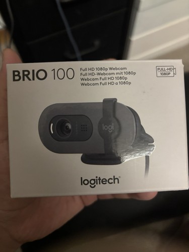 Logitech brio 100 - webcam, full