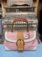 Borsa Coach Soho rosa tela