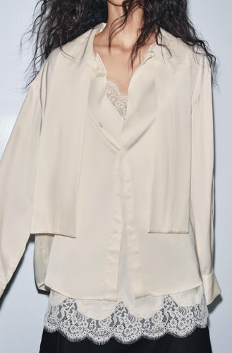 Top blusa zara raso e - top,