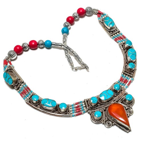 Collana turchese corallo