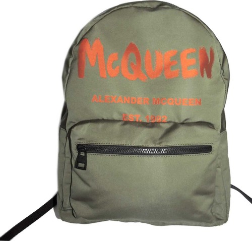 Zaino alexander mcqueen verde - mcqueen,