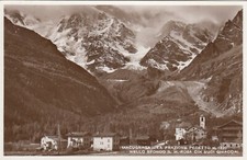 CARTOLINA *33 MACUGNAGA VERBANIA LA FRAZIONE PESETTO m. 1390 VIAGGIATA 1946